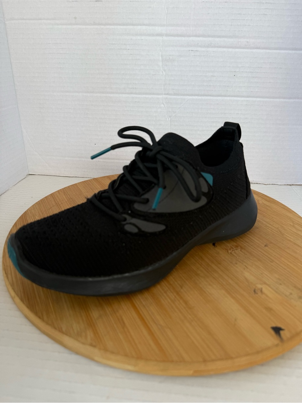 Vessi Womens Everyday 2.0 Women Sneaker Sz 7 Black Waterproof Lace Comfort Shoes